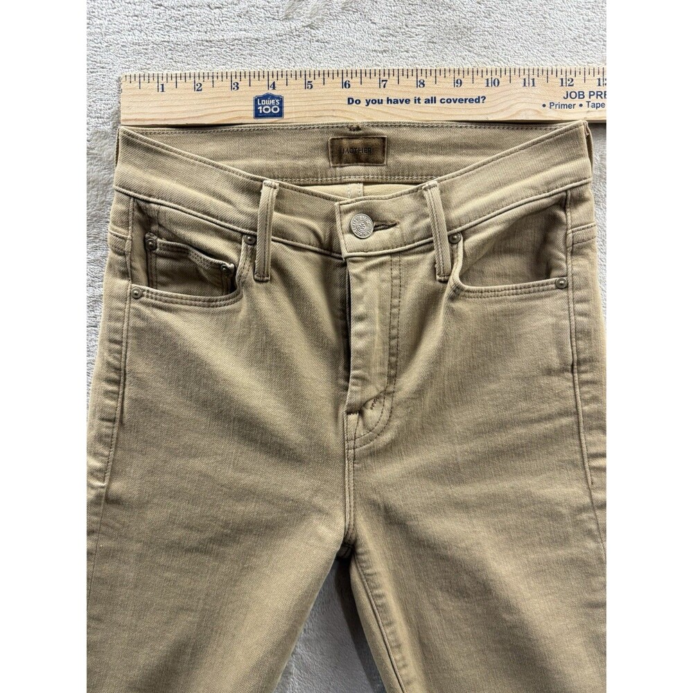 Mother The Weekender Play Date Size 24 Prairie Sand Wide Bottom - Picture 5 of 9